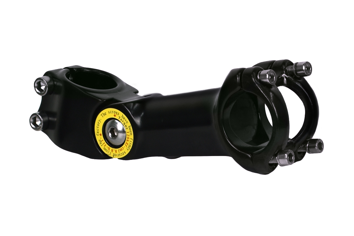 Вынос руля JB-8211F,1-1\8",A-Head,L-100mm,регул-15°-50°,подъем41мм,руль 31,8mm, алюминиевая, черный