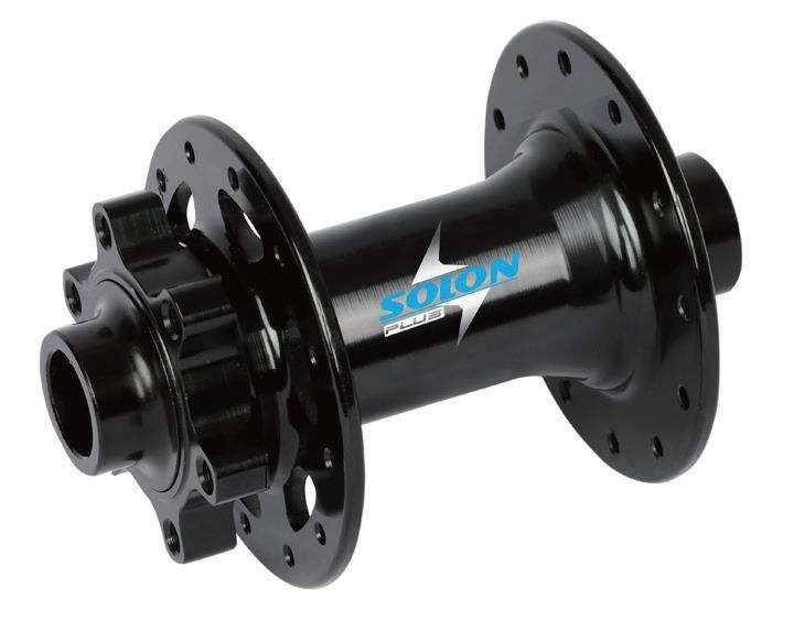 Втулка передняя Solon DH928TF 32H DISC M15*100mm,ось 15мм, крепление IS6, 2 промподшипника, черная Втулка передняя Solon DH928TF 32H DISC M15*100mm,ось 15мм, крепление IS6, 2 промподшипника, черная