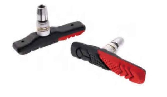 Колодки тормозные RBT24007, МТВ, 72мм, черные\красные Колодки тормозные RBT24007, МТВ, 72мм, черные\красные